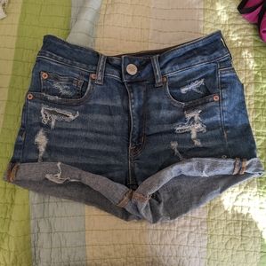 American Eagle High Rise Jeans Shorts